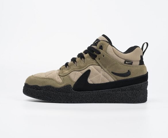 Зимние CPFM х Nike Dunk Mid beige. Вид 2